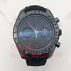 2023 اختبار QC Watch Dark Watch BT311.92.44.51.01.005 Mens Watch 9300 Chronograph Automatic Dial Dial Stick Markers Stainless Case Leather Strap 44 مم.