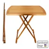 Prostokątny stolik z drewna tekowego TOP 125X70X65/75/85CM MARINE JACHT