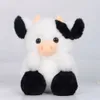 Nuovo peluche 20 cm Cute Bovino Peluche Animali di peluche Mucca Bambola morbida Giocattoli per bambini Regalo di compleanno Kawaii per bambini 2116