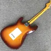 Guitarra elétrica Tremolo Chrome Custom Body de alta qualidade Sunset ST Stratocast-er