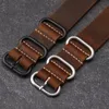 Watch Bands Top Layer Cowhide Retro Handmade Crazy Horse Leather High Quality Watch Band 18mm 20mm 22mm 24mm 26mm Black Brown Green Strap 230619