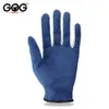 Сумки для гольфа 6 PCS Gloves Men Blue Microfiber All Погода, носится на левых руках.