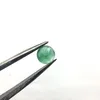 Diamantes soltos Vantj 100 Natural Esmeralda Gemstone Redondo 5MM Espécimes Customizáveis Faça Você Mesmo para Prata Ouro Jóias Femininas 230619