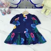 Girl's Dresses Luxury Baby Girls Dresses Summer Casual Cute Sweet Floral Girl Princess Dress Party Children Clothes Trendy Teen Girls Costumes 230619