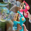 Sand Play Water Fun Blowing Bubbles Automatic Gun Toys Machine Summer Outdoor Party Play Toy for Kids Birthday Surprise Presents for Water Park R230620