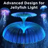 Garden Decorations Double Solar Jellyfish Light 7 Colors Solar Garden Lights LED Fiber Optic Lights Outdoor Waterproof Decor Lamp for Lawn Patio 230620