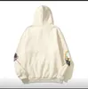 Men's and women's angels canvas printing fleece American high street popular logo hoodie lovers