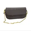 Petit sac carré imprimé pour femmes de la marque 23SS, sac à bandoulière polyvalent à une épaule, sac sous les bras, sac à chaîne