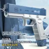 Gun Toys Water Gun Electric Glock Pistol Shooting Toy Full Automatic Summer Water Beach Toy For Children Barn Tyld Girls Girls Adults 230619