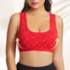 Tenue de yoga femmes sans anneau en acier soutien-gorge de sport confortable avec sous-vêtements rembourrés fond beauté dos gilet