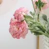 Wholesale Decorative Flowers Simulation Peony Home Display Window Silk Flower