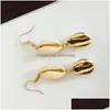 Dangle Lustre Shell Boucles D'oreilles Bohème Pendentif Suspendu Plage Accessoires Dames Bijoux Drop Delivery Dh5Qm