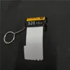 sublimation blank memory film keychains key ring key ring hot transfer printing material new style