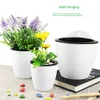 Planters Pots Automatic Watering Flowerpot Wall Hanging Plastic Plant Flowerpot With Water Absorbing Rope S/m/l Water Absorbing Rope Flowerpot R230620