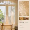 Занавесок на занавес ностальгию, сверкающие во французском стиле, занавески для гостиной Яркая стример Voile Sheer Home Decor Настройка 230619