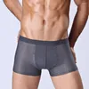 Подруга прибытие Manview мужские трусики дышащие сексуальные сетки U Mud Boxer Shorts Undels K099