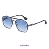 Top Original wholesale Dita sunglasses online store Metal double beam women's shades cut edges sunscreen Sunglasses men's driving WCO