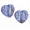 Камень 40 мм естественный карманный карман пальмовой пальма заживление хрустальное сердце любовь тревога камни для кристаллов и бросает dh7rq