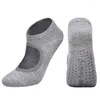 Women Socks 6 Color Non-Slip Pilates Yoga For Wholesale Anti-Slip Open Toe 5 Grip Soft Ankel Sticked Sock