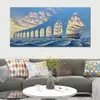 Абстрактная пейзаж Canvas Art Shipping Road