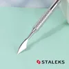 Cuticle Pushers 1pc STALEKS Stainless Steel Manicure Double-head Non-slip Dead Skin Push Not Hurt Nails Profession Cuticle Pusher Nail Art Tool 230619