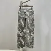 Street Trend Design Sense 2023 Summer New Camouflage Multi-pocket Overalls Loose Spice Casual Pants