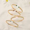 Ketting Oorbellen Set Mode Luxe Unieke Armband Ring Voor Vrouwen Kleurrijke Steen Kubieke Zirkoon Dubai Arabische Stijl Bruiloft Sieraden