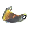 Capacete de substituição de capacete de motocicleta de vidro adequado para LS2 FF370 325 386 394 protetor facial externo viseira de capacetes de motocicleta com lente completa