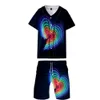 Tute da uomo LGBT moda 3D stampa due pezzi vestito uomo donna vestito Rainbow Flag Lesbiche Gay harajuku baseball t-shirt pantaloncini vestiti 230620