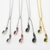 Kettingen Punk Sieraden Ketting Mannen Vrouwen Straat Hip Hop Hoofdtelefoon Hangers Verklaring Kettingen Verstelbare Trui Ketting