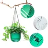 Planters krukor hängande blomkruka självvattning hängande blomkrukor förtjockad plast växt korg korg hydroponic jord odling lat planter r230620