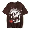 Hellstar designer t-shirt hip hop crâne hommes t-shirt surdimensionné hommes t-shirts à manches courtes designer t-shirt