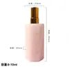 Venta de fábrica Natural Jade Cuarzo rosa Botella de perfume Atomizador en aerosol Cristal de roca vacío Viales de piedra curativa Mini pulverizador recargable Flacon 10 ML