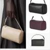 Designer Bags Leather the/Row Pencil Bag Simple Handtas 90s Cow Penholder Mini Armpit Solid Fashion Classic Foreign Style Handbag2023
