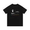 Marca de moda Diseñador para hombre Camiseta de impresión Patrón de letra Manga corta Casual Camiseta suelta para mujer High Street Pareja Ropa Top Tamaño asiático M-2XL