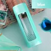 Water Bottles 2023 320ml MGM With Tea Infuser High Quality Glass Brief Direct Drinking Bottle For Men And Women