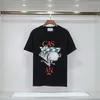 Homens camisetas Designer Cabranzas Verão Crewneck Top Homens e Mulheres Casal T-shirt Algodão Amassado Suor Manga Curta Ao Ar Livre Respirável Tamanhos Asiáticos