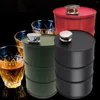 Hip Flasks Oil Barrels 304 Stainless Steel Portable Flagon Container Bottle For Travel Hiking