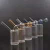 All'ingrosso Bubbler Bruciatore a nafta Tubo Mini Bong in vetro Percolatore Diffusore Tubi d'acqua Riciclaggio Filtro Fumo Dab Rigs con Ciotola adattatore per unghie olio