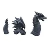 Garden Decorations Dragon Sculptures Resin Giant Lawn Sculpture Gothic Fantasy Dragon Figures Art Garden Patio Lawn Statues Decoration 230620