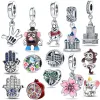 925 Sterling Silver for pandora charms authentic bead Pendant women Bracelets Murano Glass Charm Beads