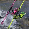 Komora kołowa pręta Sougayilang Portable 5 sekcji Rodowa i 1000 -3000 serii Spinning Reel Combo z warkoczoną linią wędkarską zestawu 230619