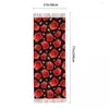 Scarves Autumn Winter Warm Red Rose Flowers Fashion Shawl Tassel Wrap Neck Headband Hijabs Stole