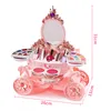 Beauty Fashion Girl Makeup Toy Simulation Cosmetics Set Baby Pray Play Play Poll Accsories Doll for Children Toys 3 Years Gift 230619