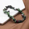 Charm Bilezikler Doğal Taş çakıl bilezik Charms Damasyon Jasper Epidotu Kadın Mücevher Hediye Uzunluğu 18cm