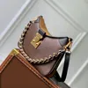 Luxury Brand Designer Hobo Bag äkta läder axelväska 29 cm lyxkedjeväska delikat knockoff crossbody väska med box yl237