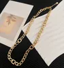 Brand New Designer Vintage Haute Qualité Collier Cubain Collier Punk Vintage Chaîne Épaisse Collier Hommes et Femmes Bijoux Parti Cadeau Option X539