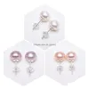 Stud Pearl Earrings 925 Sterling Sier Genuines Freshwater Ctured Ear Studs For Women Girl Color And Size Choose Drop D Dhdfp