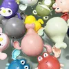 Baby Toys Bathing Ducks Cartoon Animal Whale Crab Swimming Pool Water Spela Game Chain Clockwork Bath Toys for Children L230518