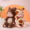 Little Baby Sleep Doll Simulation Rebirth Soothe Doll 11*5CM Plastic Dolls Girl Toys and Clothes Accessories L230518